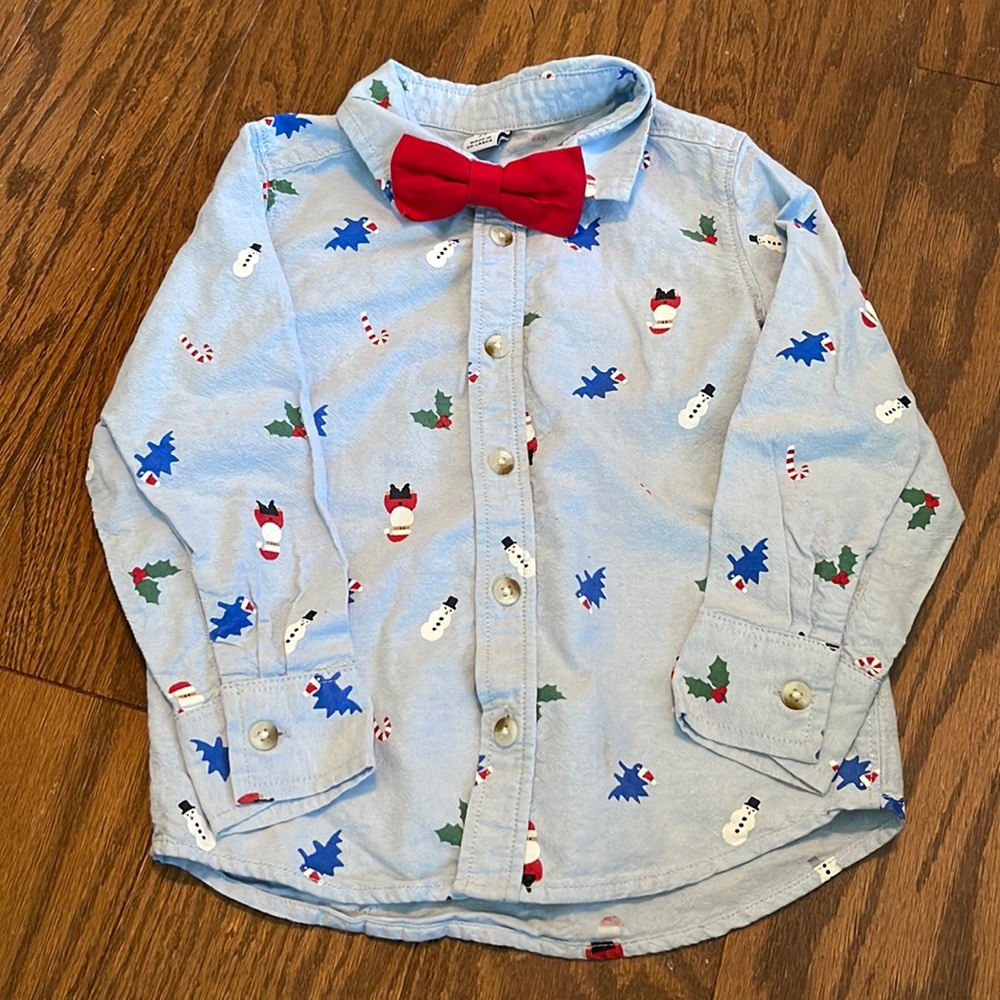 Bow tie Christmas shirt